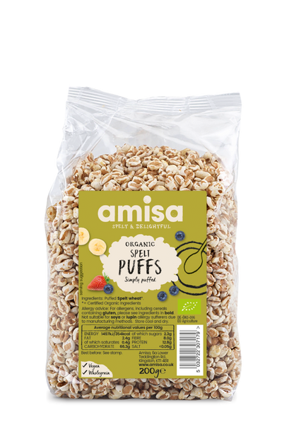 Amisa Organic Spelt Puffs (200g)