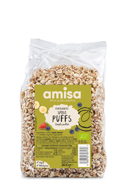 Amisa Organic Spelt Puffs (200g)