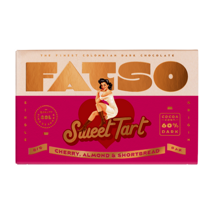 Fatso 'Sweet Tart' Cherry, Almond & Shortbead (150g)
