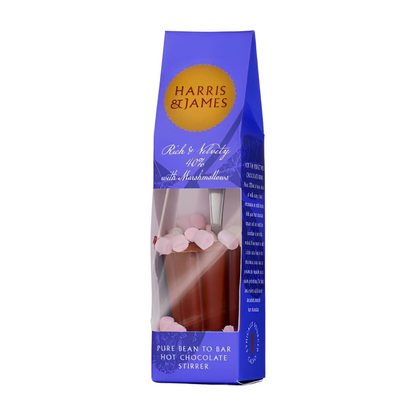 Harris & James Milk Hot Chocolate Stirrer with Marshmallows (45g)