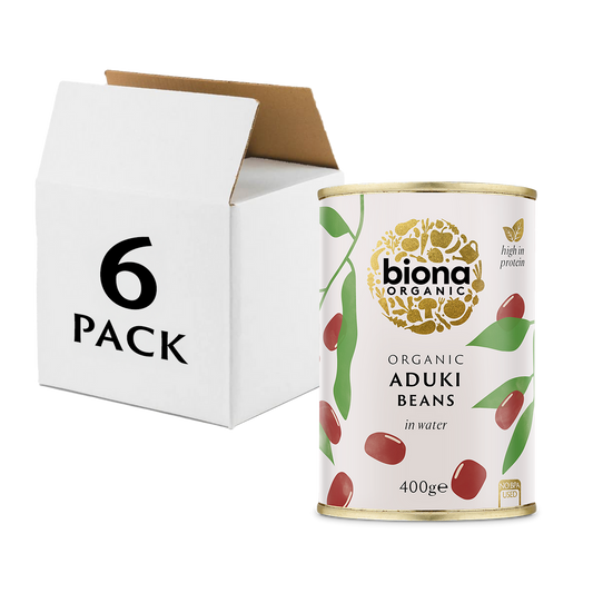 Biona Aduki Beans 6 x 400g (2.4kg)