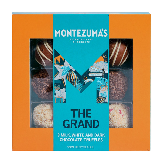 Montezuma's The Grand Milk, White & Dark Chocolate Truffles (110g)