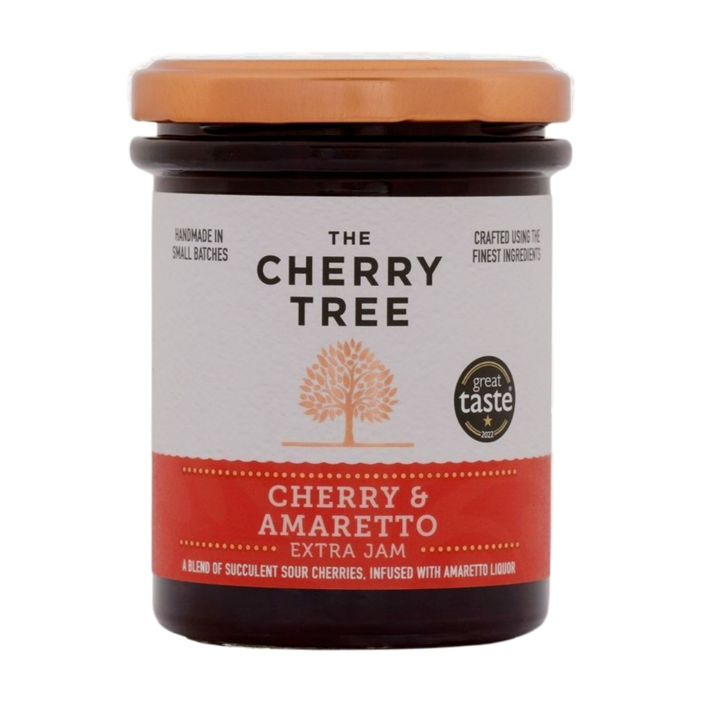 The Cherry Tree Cherry & Amaretto Extra Jam (225g) – The Black Grocer Ltd