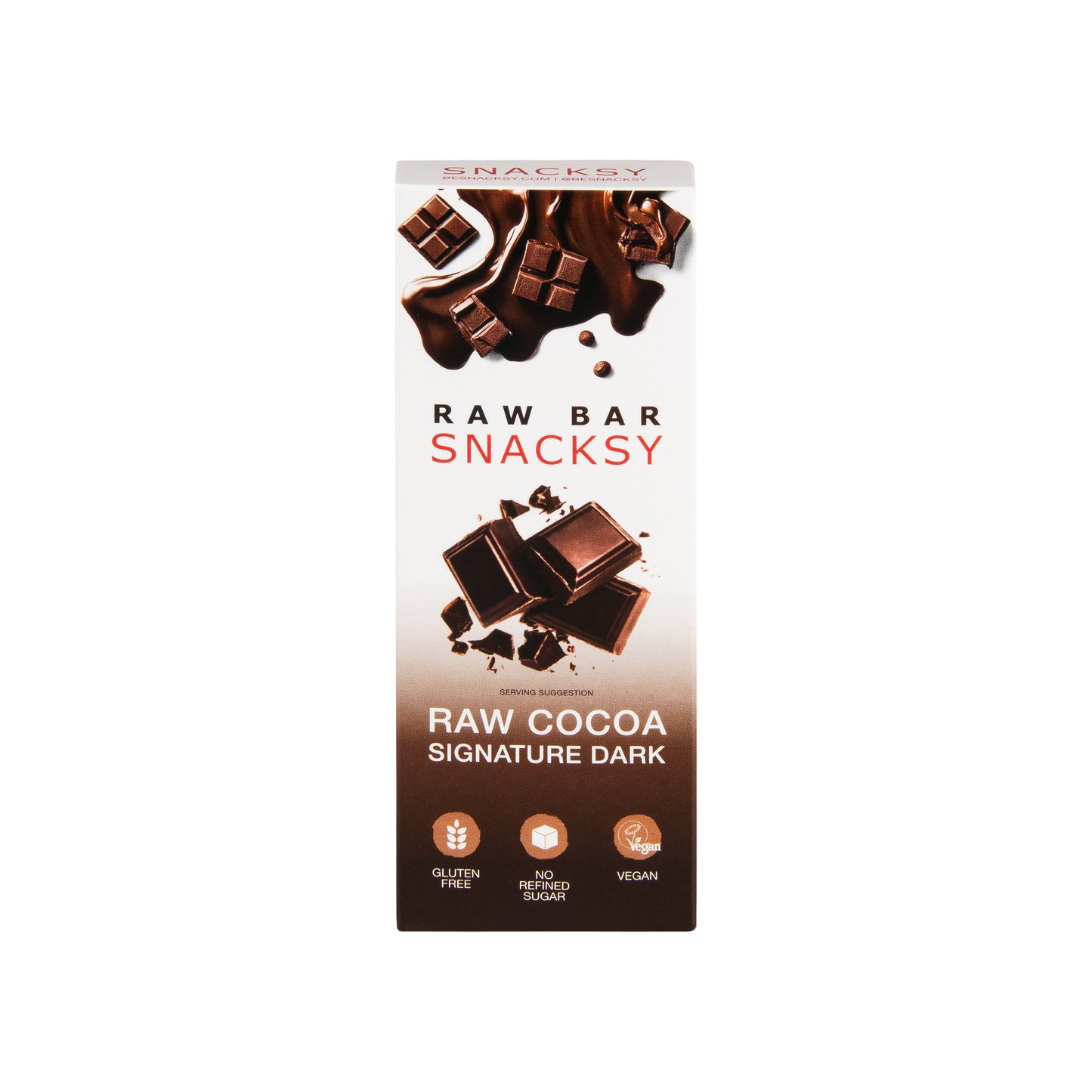 Snacksy Signature Dark Raw Cocoa Bar (40g)