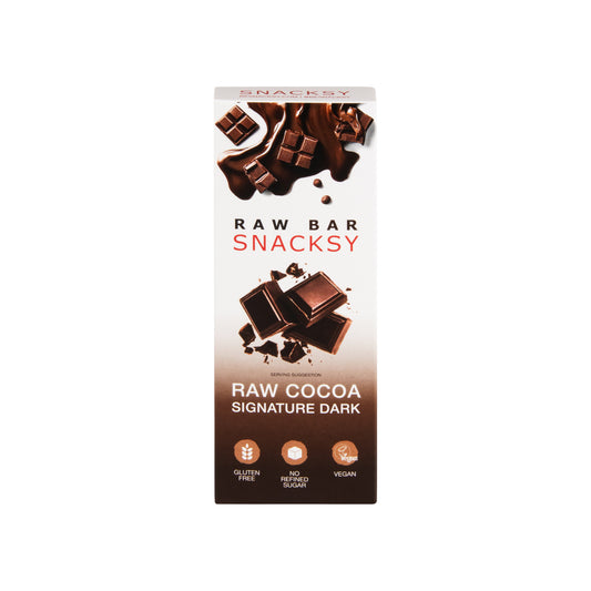 Snacksy Signature Dark Raw Cocoa Bar (40g)