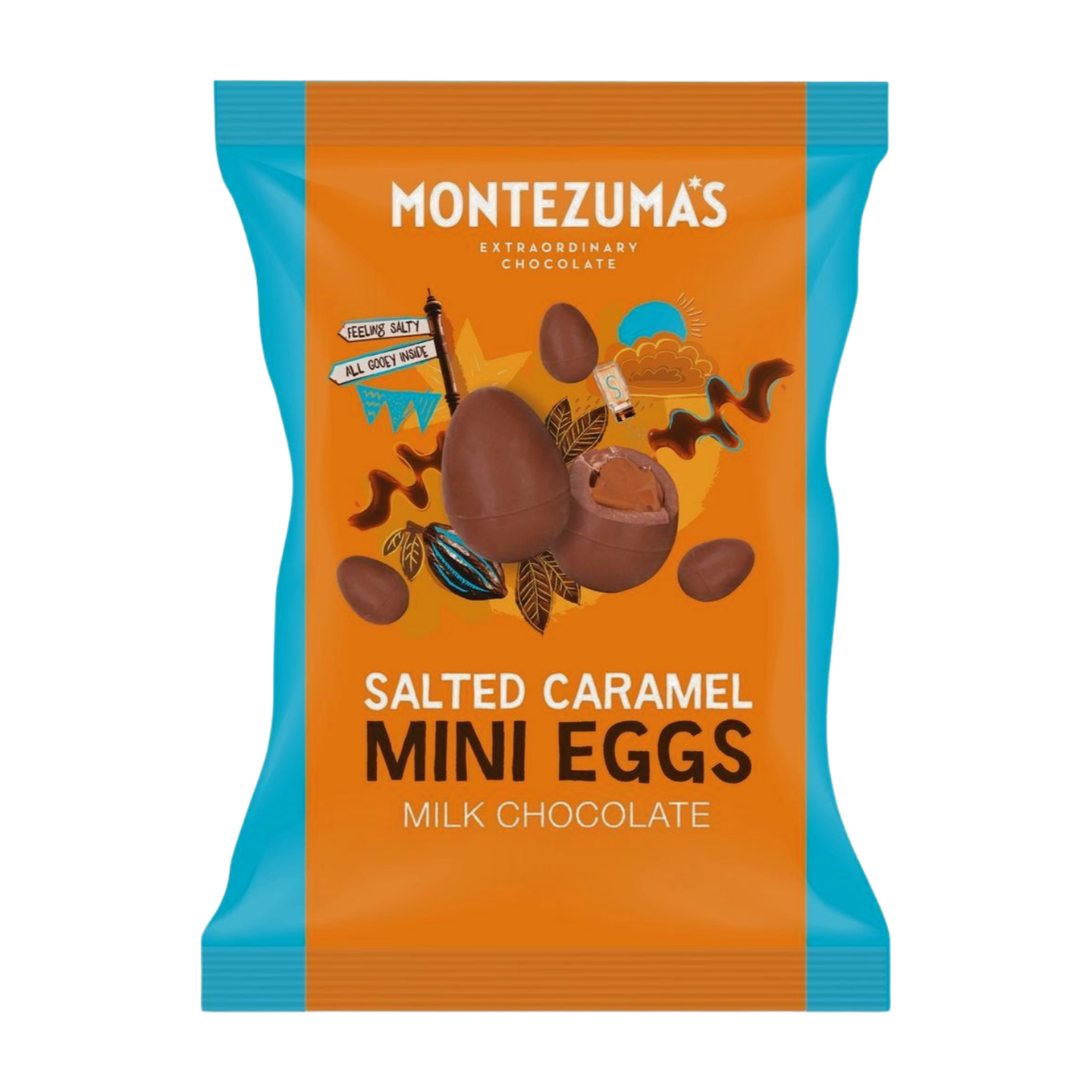 Montezuma's Milk Chocolate Caramel Mini Eggs (120g)