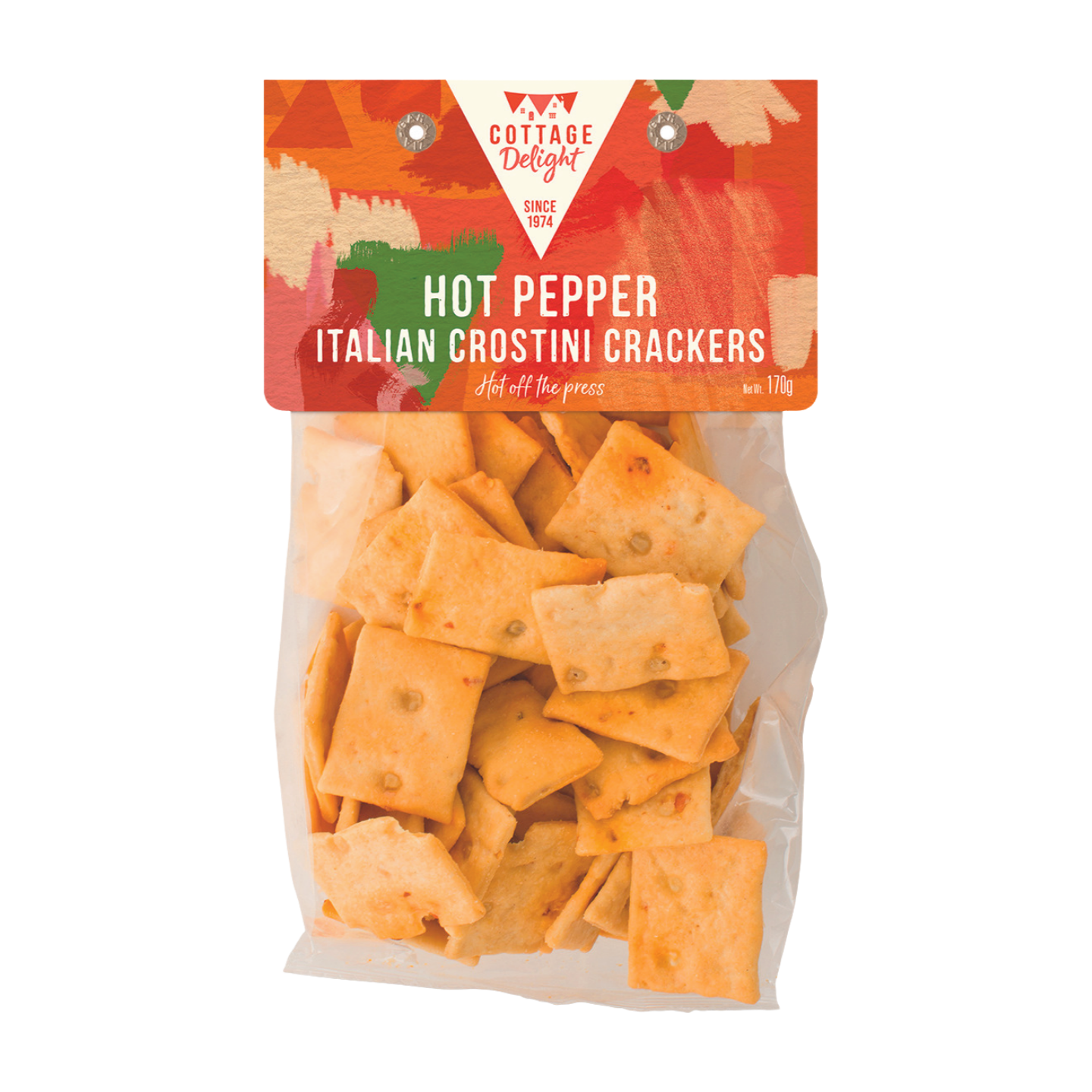 Cottage Delight Hot Pepper Italian Crostini Crackers (170g)