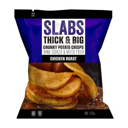 Slabs Chicken Roast Chunky Crisps Sharing Bag (160g)