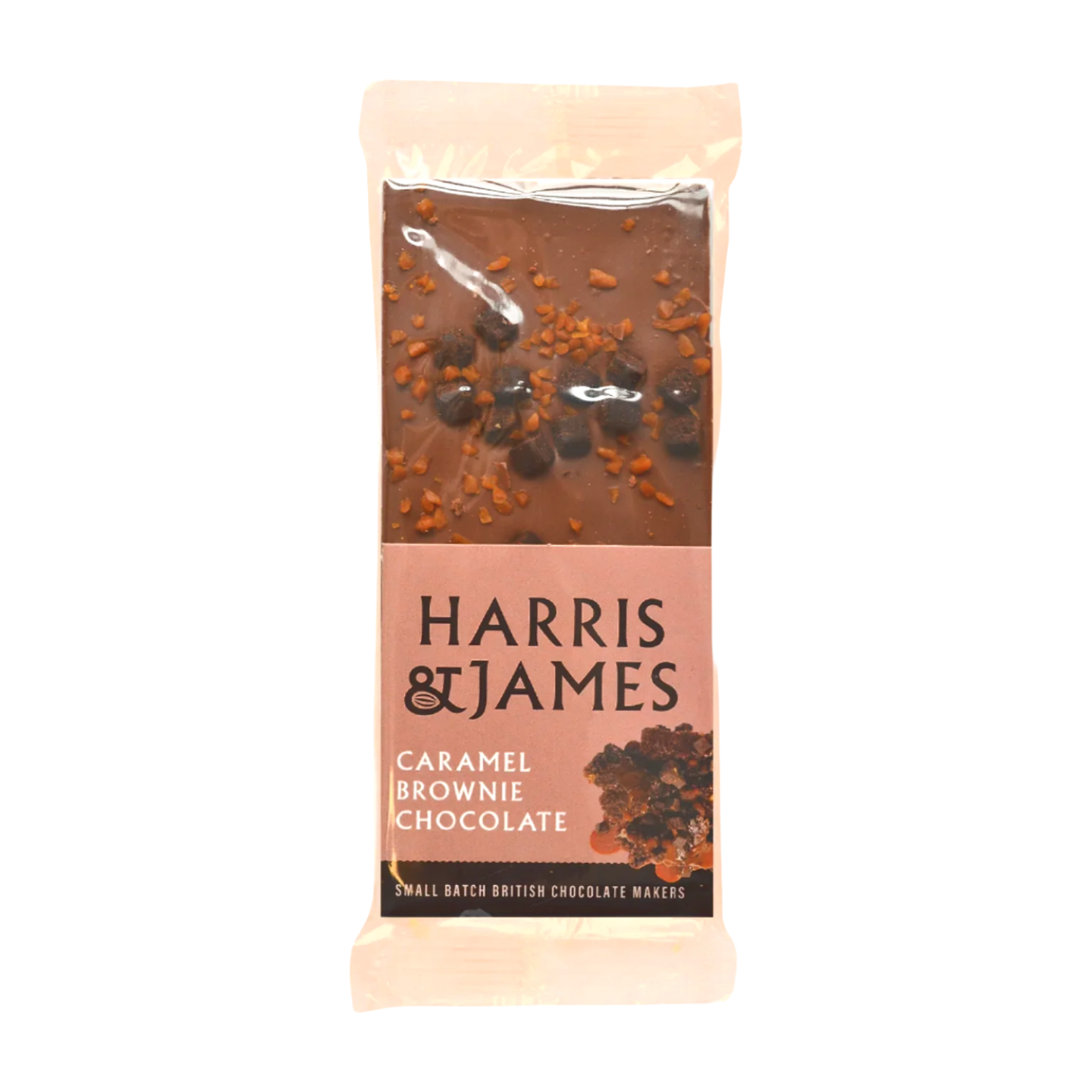 Harris & James Caramel Brownie Chocolate Bar (100g)