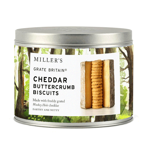Artisan Biscuits Grate Britain®  Buttercrumb Biscuits Cheddar Gift Tin (125g)