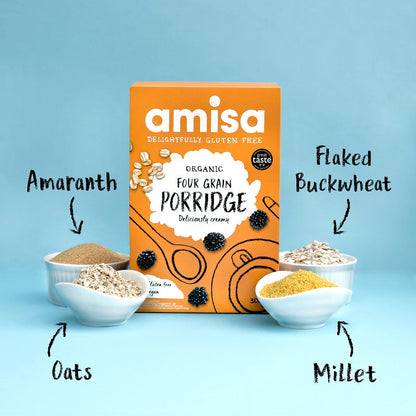 Amisa Organic Gluten Free 4 Grain Porridge (300g)