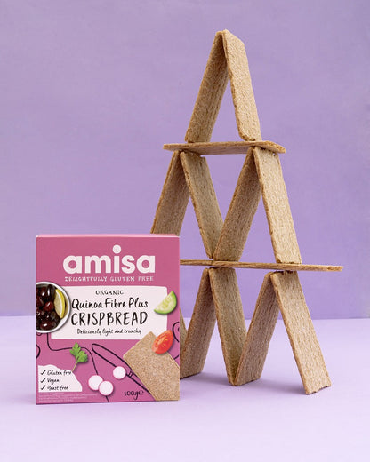 Amisa Organic Gluten Free Quinoa Crispbread (100g)