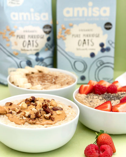 Amisa Organic Gluten Free Pure Porridge Oats (1kg)