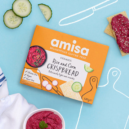 Amisa Organic Gluten Free Corn and Rice Crispbread (120g)