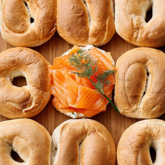 6 Plain Bagels