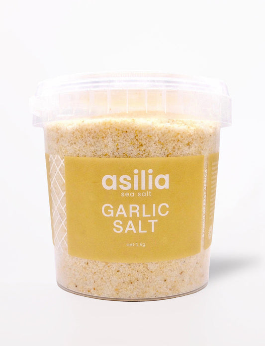 Asilia Sea Salt Garlic Salt Tub (1kg)
