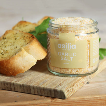 Asilia Sea Salt Garlic Salt Tub (1kg)