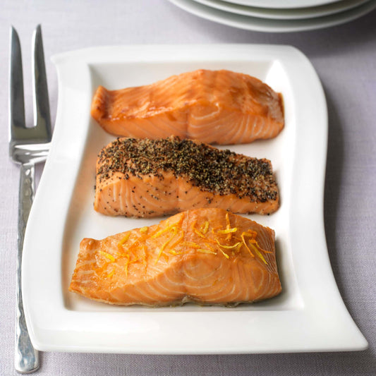 Hot Smoked Salmon Citrus Glazed Salmon 200g (INC. P & P)