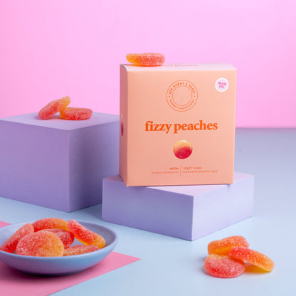 Ask Mummy & Daddy  Fizzy Peaches (120g)