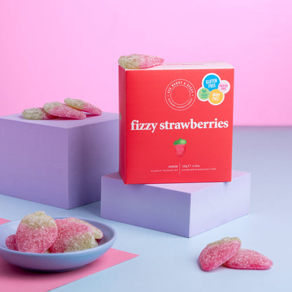 Ask Mummy & Daddy  Fizzy Strawberries (120g)