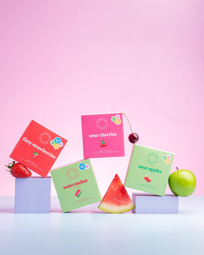 Ask Mummy & Daddy Fizzy Sour Apples (120g)