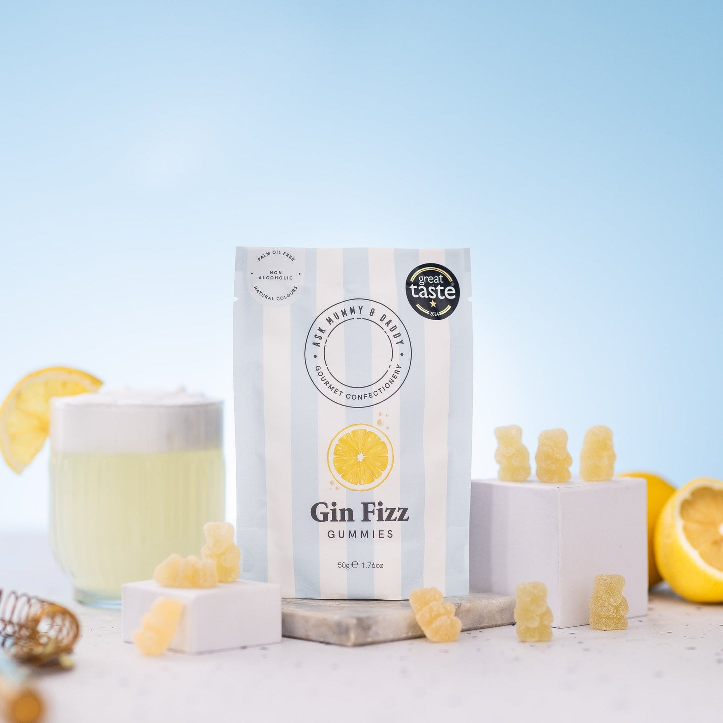 Ask Mummy & Daddy Gin Fizz Gummies (50g)