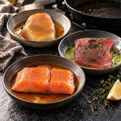 Marinated Fresh Salmon, Tuna or Swordfish