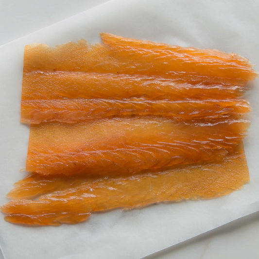 Farmed Smoked Salmon Pellicle 100g