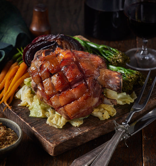 Ham Hock with a Honey & Mustard Glaze - minimum weight 700g