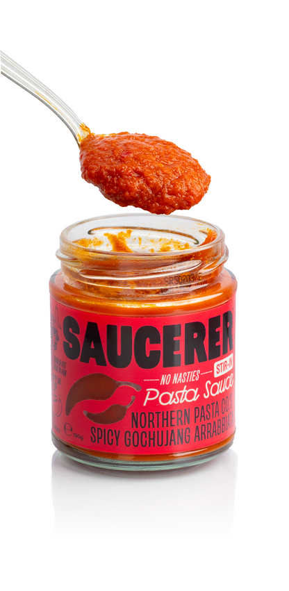 Saucerer Northern Pasta Co's Spicy Gochujang Arrabbiata Pasta Sauce (190g)