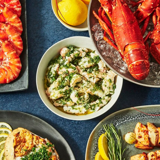 Langoustine Tails in Sauce Vierge