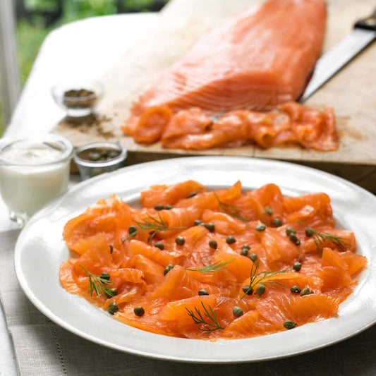 London Cured Smoked Salmon Hand-Sliced 200g (Classic)