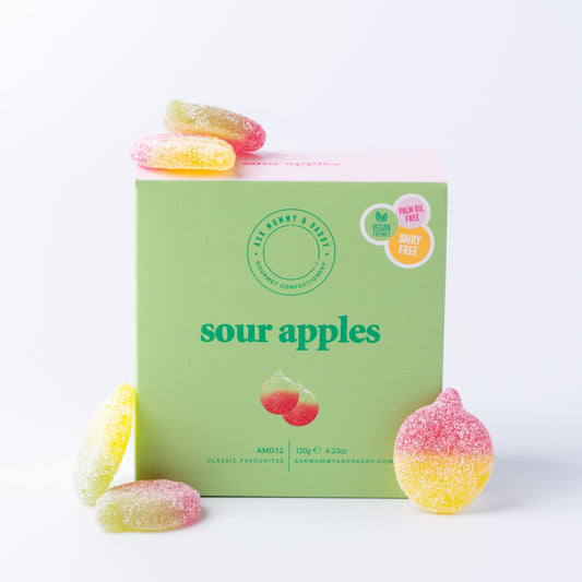Ask Mummy & Daddy Fizzy Sour Apples (120g)