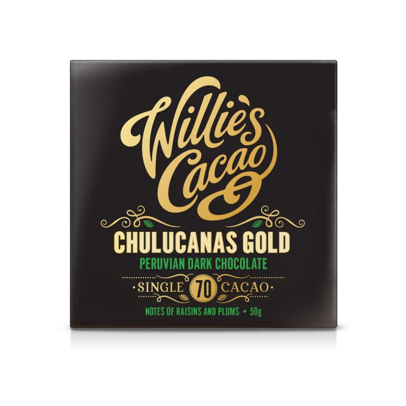 Willie's Cacao Chulucanas Gold Peruvian Dark Chocolate (50g)