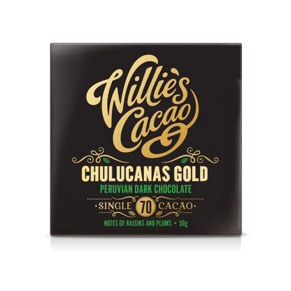 Willie's Cacao Chulucanas Gold Peruvian Dark Chocolate (50g)