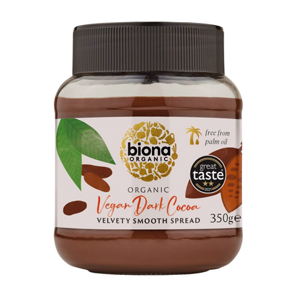 Biona Organic Vegan Dark Cocoa Smooth Spread (350g)