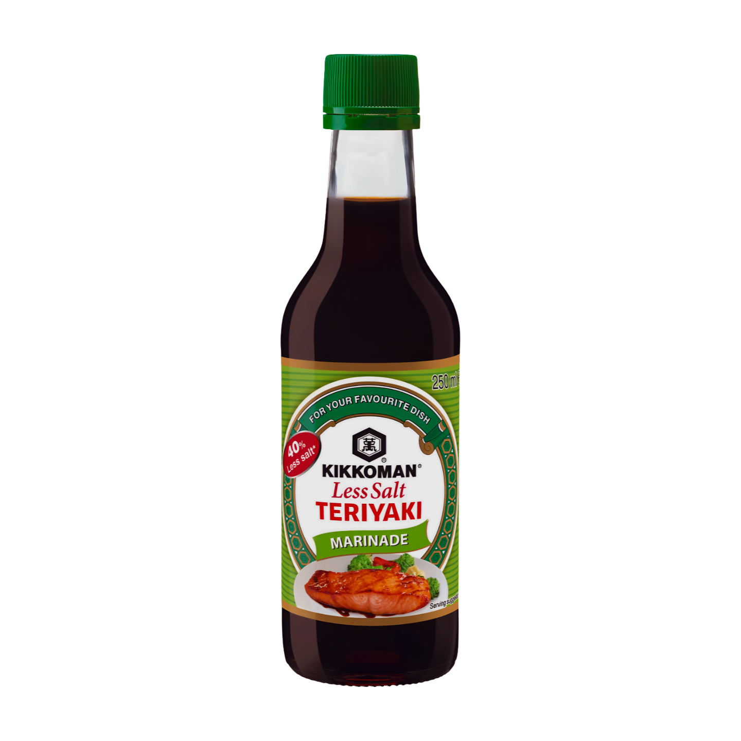 Kikkoman Less Salt Teriyaki Marinade (250ml)