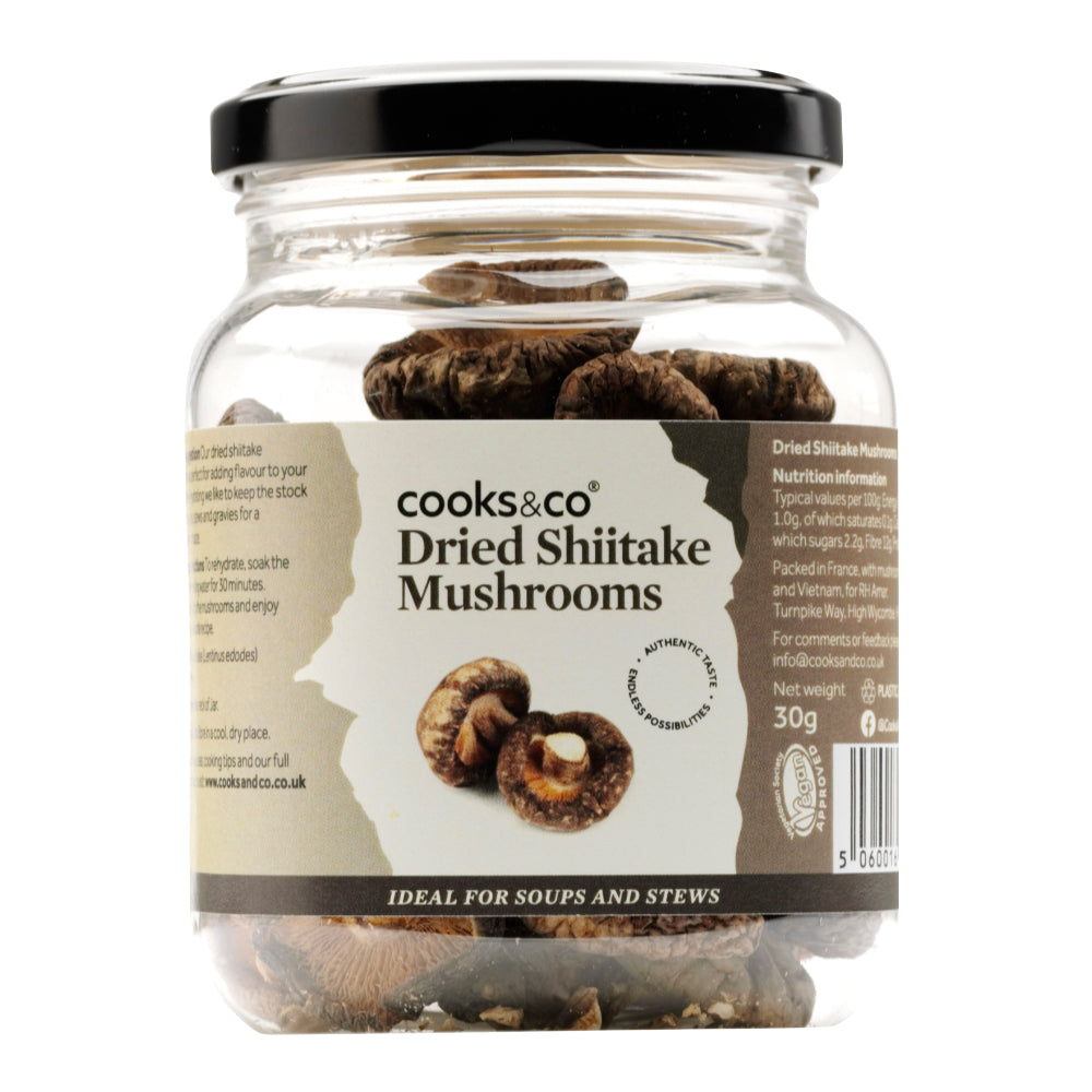 Cooks & Co Dried Shiitake Mushrooms (30g)