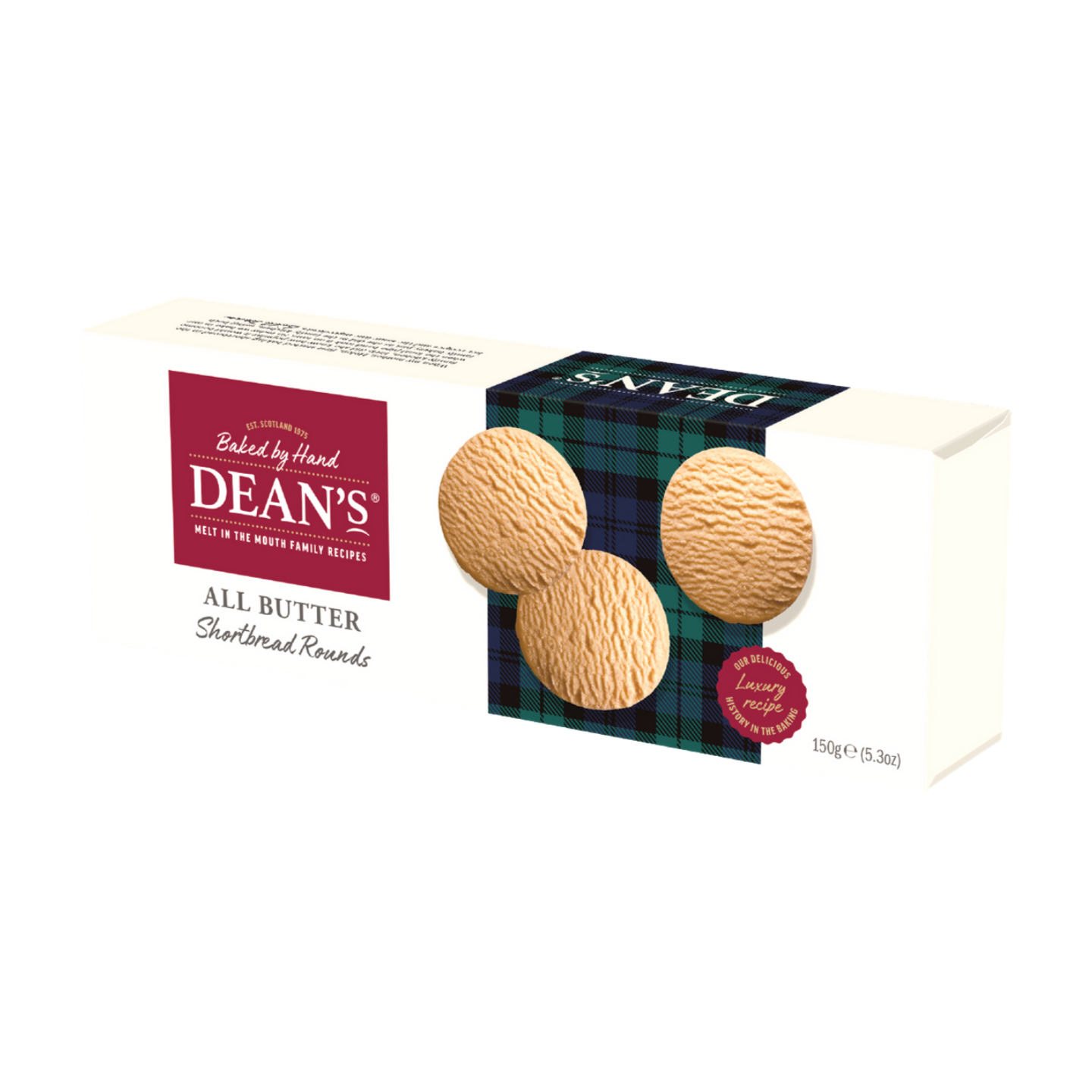 Dean's All Butter Shortbread Rounds (150g)