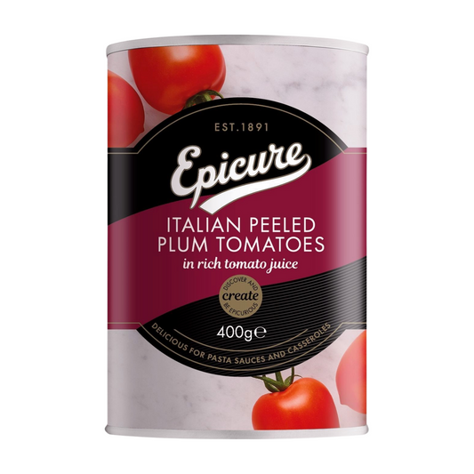 Epicure Italian Plum Peeled Tomatoes (400g)