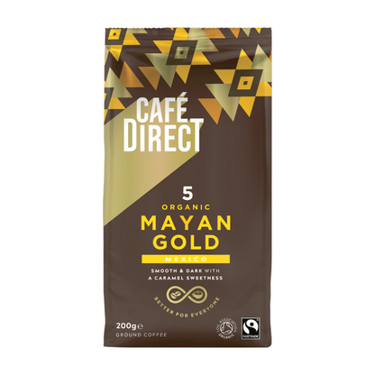 Cafe Direct Mayan Gold Organic Ground Coffee (200g)