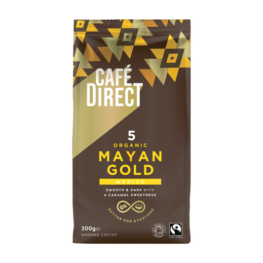 Cafe Direct Mayan Gold Organic Ground Coffee (200g)