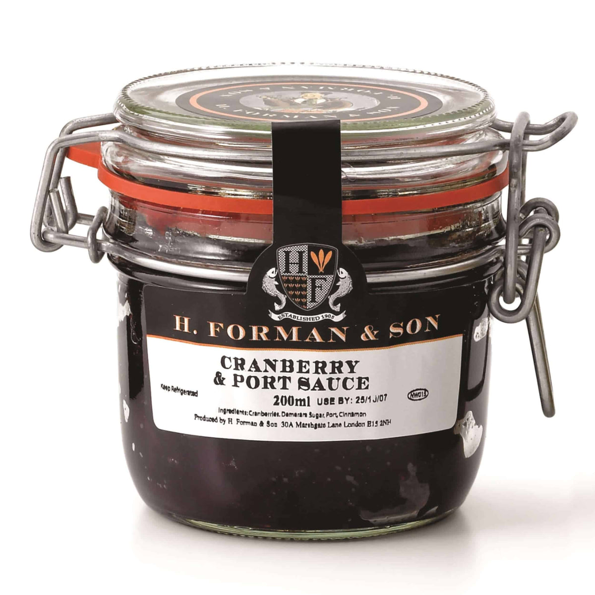 Cranberry & Vintage Port Sauce 200ml