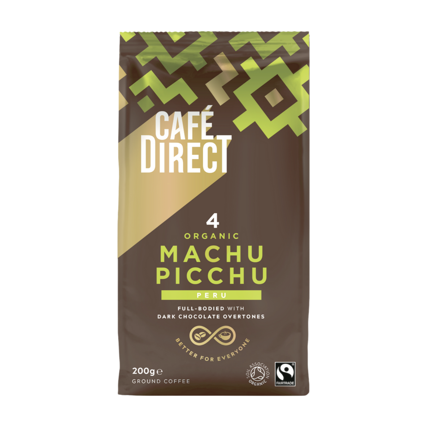 Cafe Direct Fairtrade Machu Picchu Organic Ground Coffee (200g)