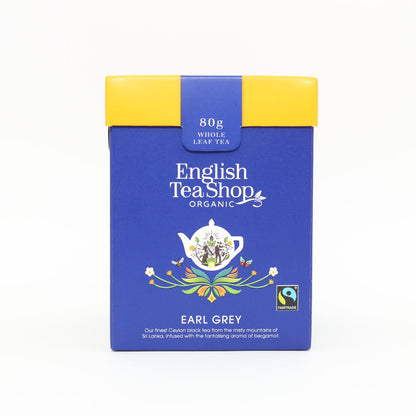 English Tea Shop Organic Earl Grey Whole Leaf Tea (80g)