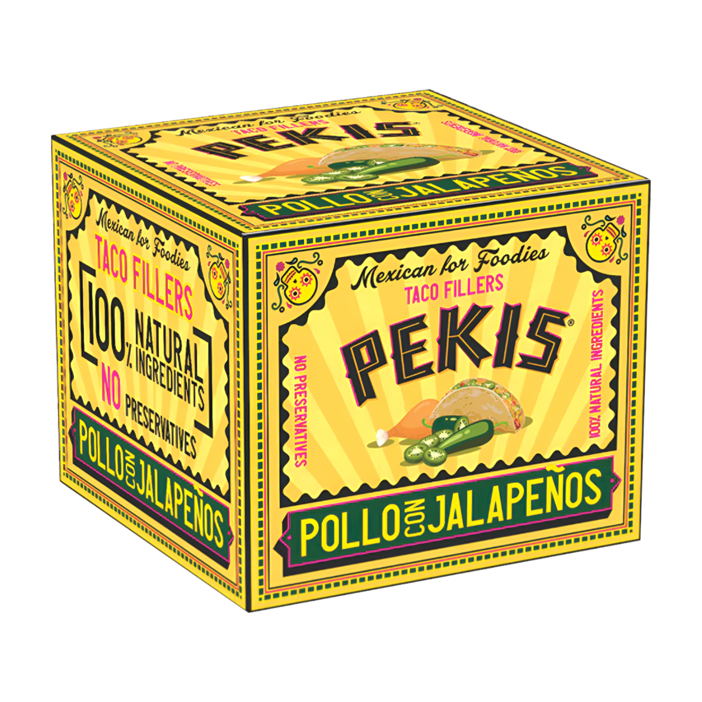 Pekis Pollo con Jalapenos Taco Fillers (180g)