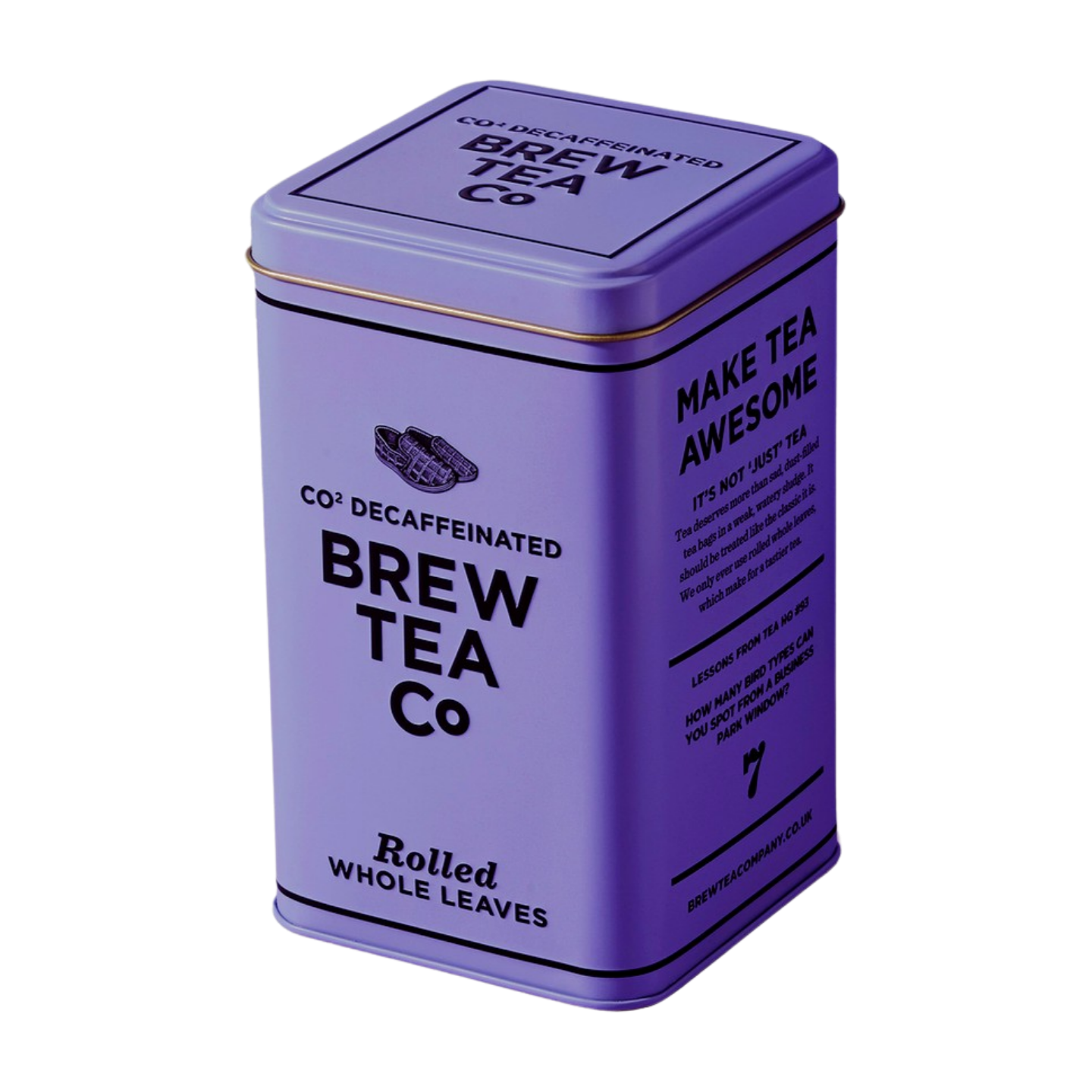 Brew Tea Co Decaffeinated Ceylon Loose Leaf Tea Tin (150g) – The Black ...