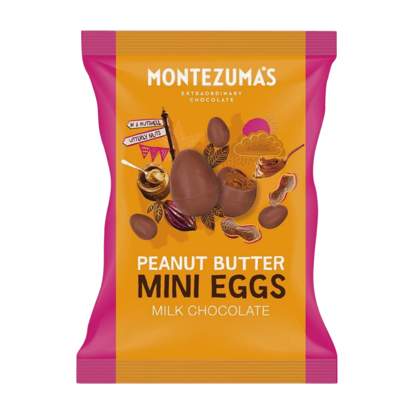 Montezuma's Milk Chocolate Peanut Butter Mini Eggs (120g)