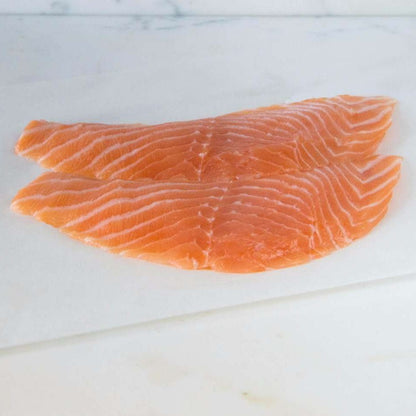 Fresh Scottish Salmon 2 x 200g steaks (skin on, includes backbone) Serves 2