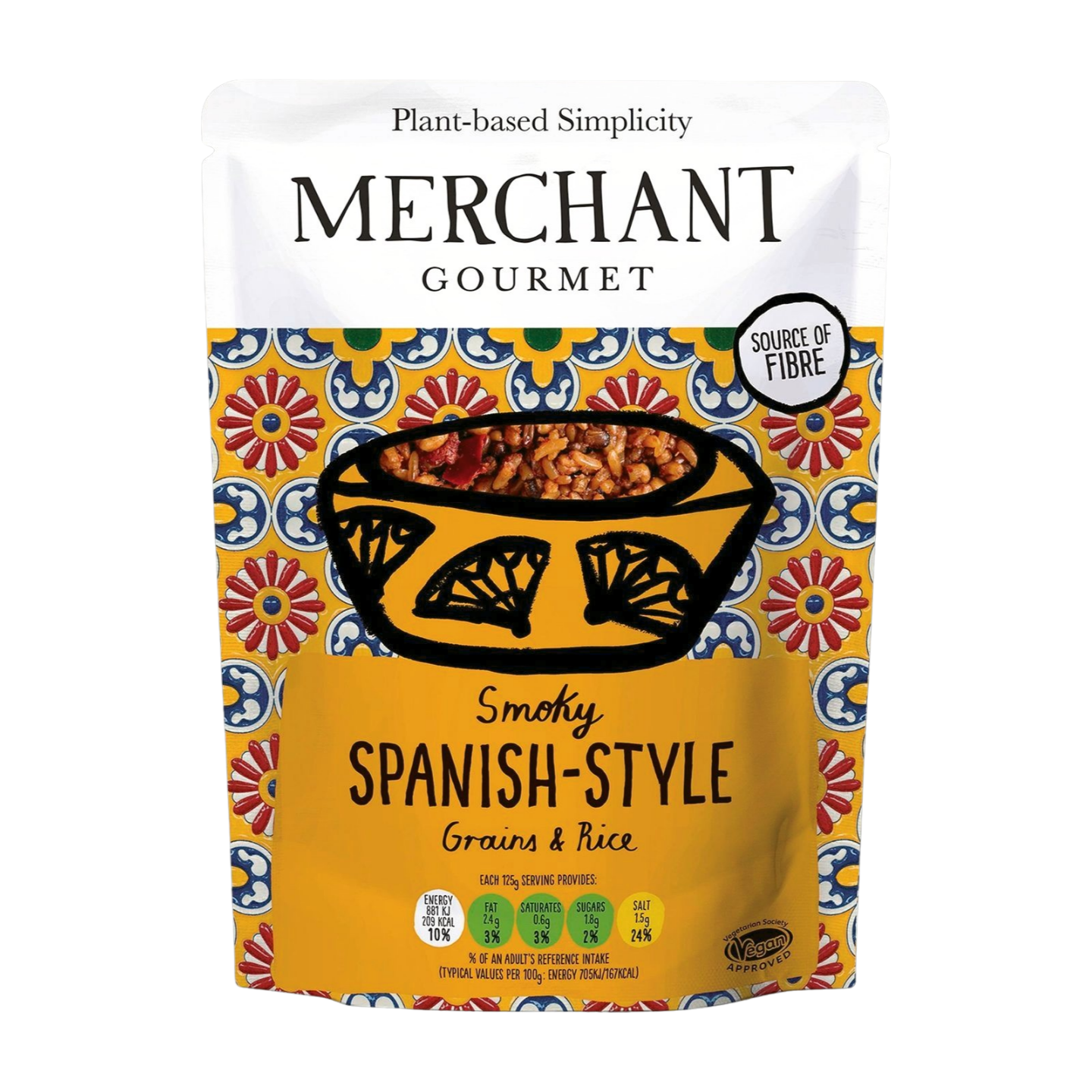 Merchant Gourmet Smoky Spanish Style Grains & Rice (250g)